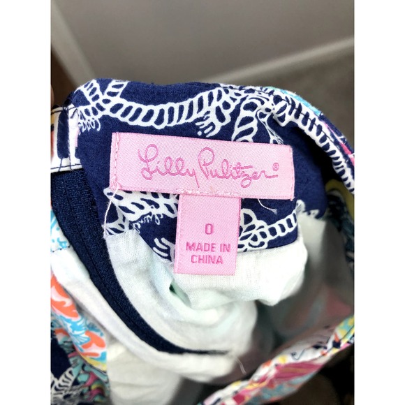 Lilly Pulitzer Women's Skirt Patchwork Nautical Size 0 - Picture 7 of 12